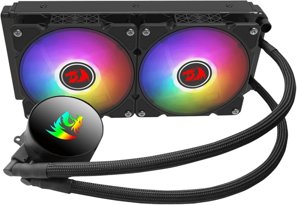 Enfriamiento Liquido 240mm Redragon Effect X, RGB, Color Negro