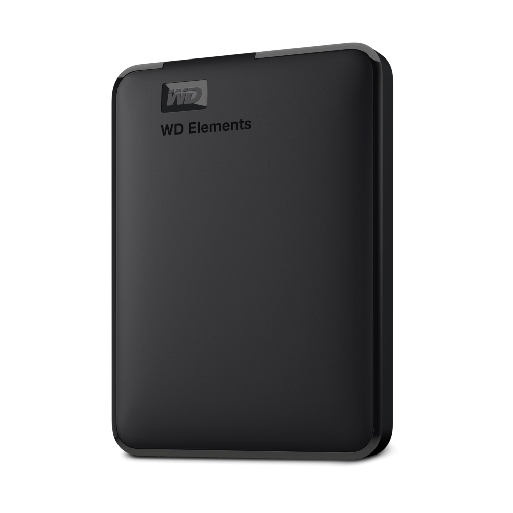 Disco Duro Externo 2.5" 1TB Western Digital Elements, USB-A 3.2 Gen 1, Color Negro