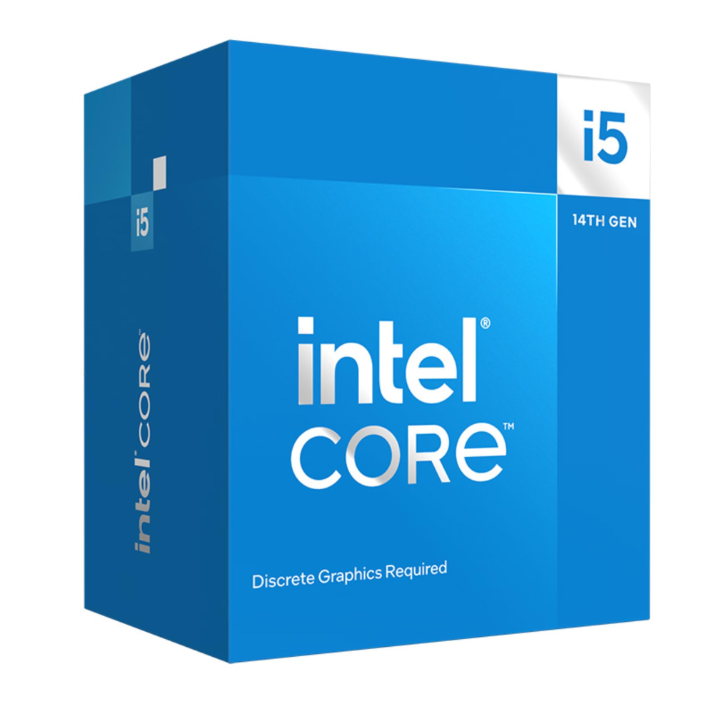 Procesador Intel Core i5-14400F 2.5GHz 10 Nucleos (4 E + 6 P), 20MB Cache, Disipador de Stock, *Sin Gráficos* LGA1700