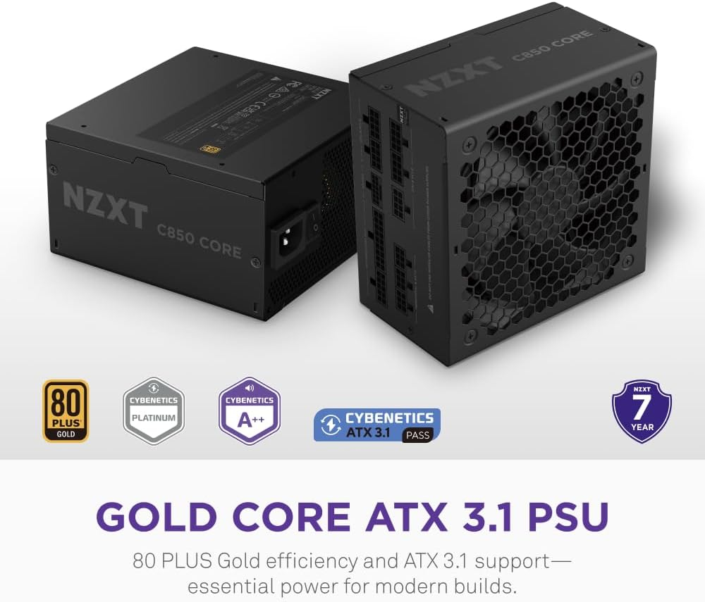 FUENTE DE PODER NZXT C850 GOLD CORE