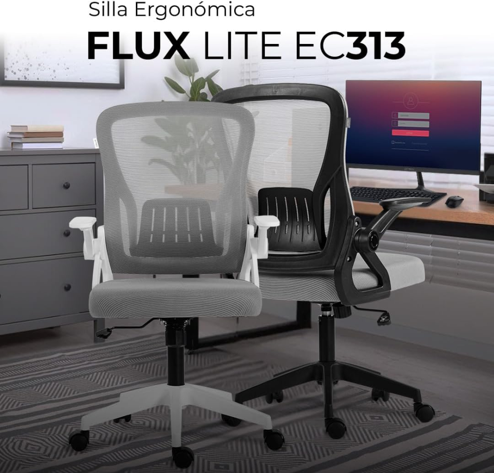 Silla de oficina Acteck Flux Lite EC313