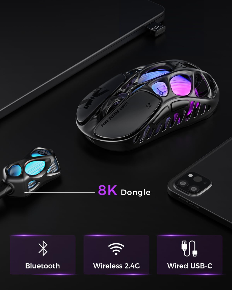 Mouse Gravastar Mercury X Pro Silver
