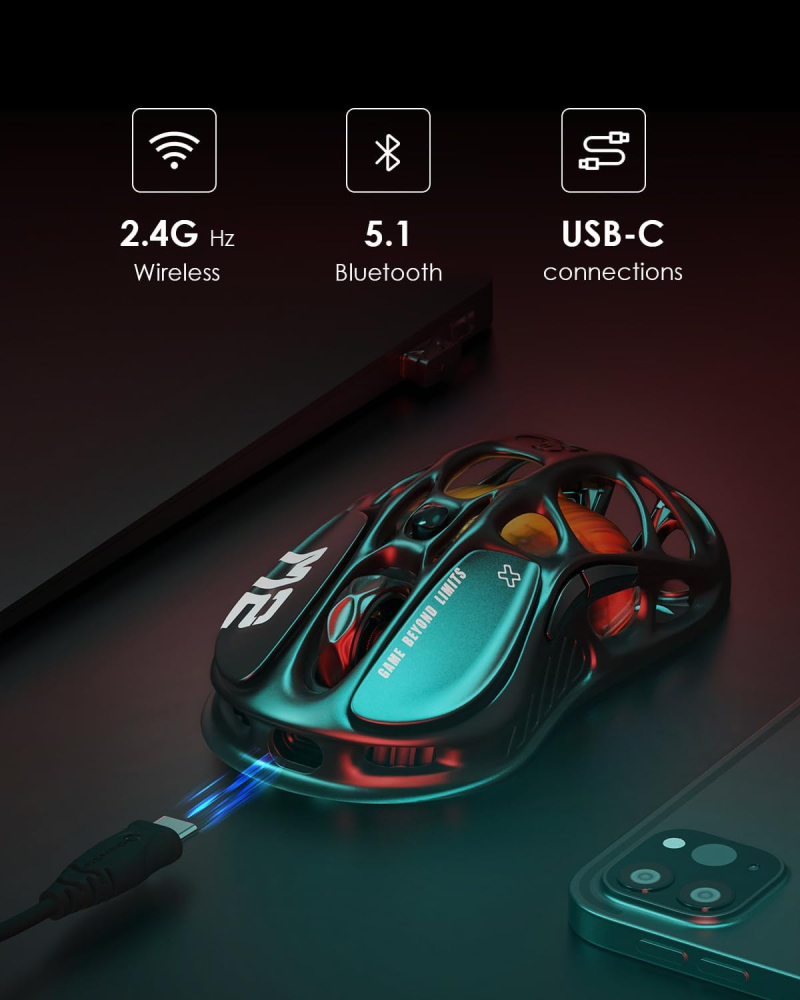 Mouse Gravastar Mercury M2 Stealth Black