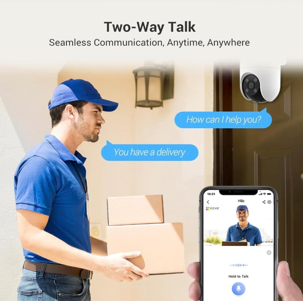 CAMARA EZVIZ H8c 4G 3MP 4G VISION360