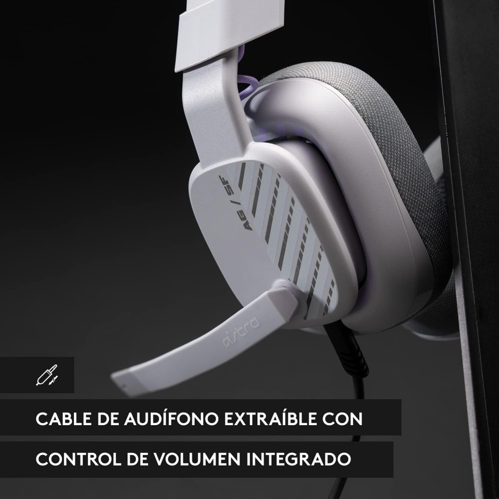 DIADEMA LOGITECH A10 HEADSET OZONE GRIS