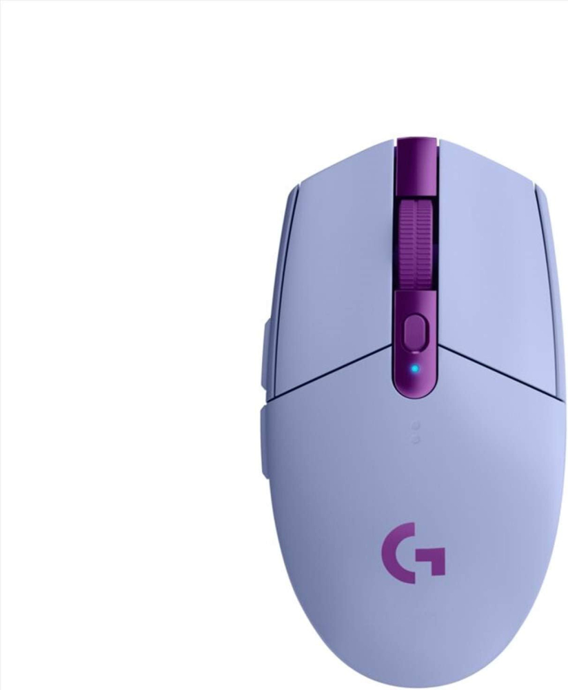 Mouse Logitech G305 LIGHTSPEED Gaming Inalámbrico Sensor Hero 6 Botones Color Lila. 910-006021