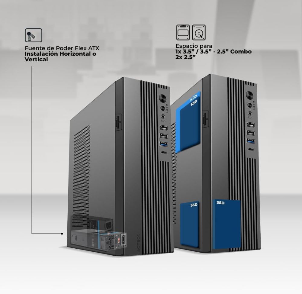 GABINETE SLIM ONEX GS450 ACTECK943086