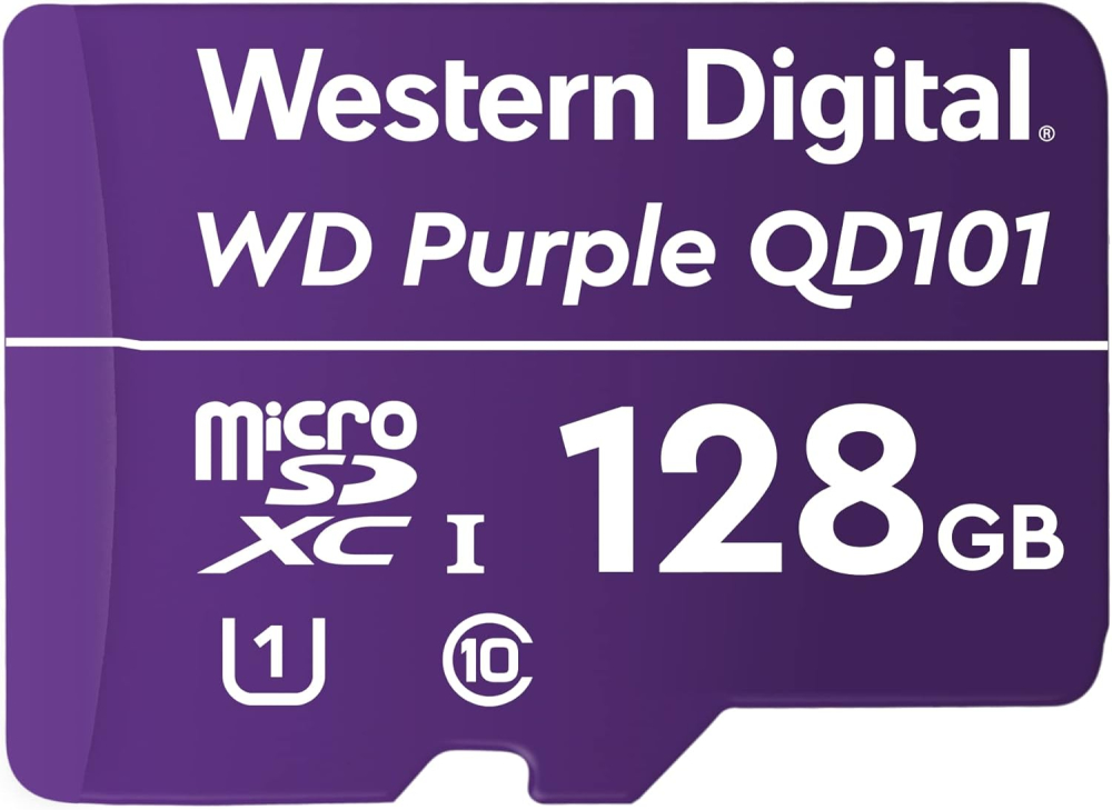 Memoria Micro SDXC 128GB Western Digital Purple, Clase 10, U1