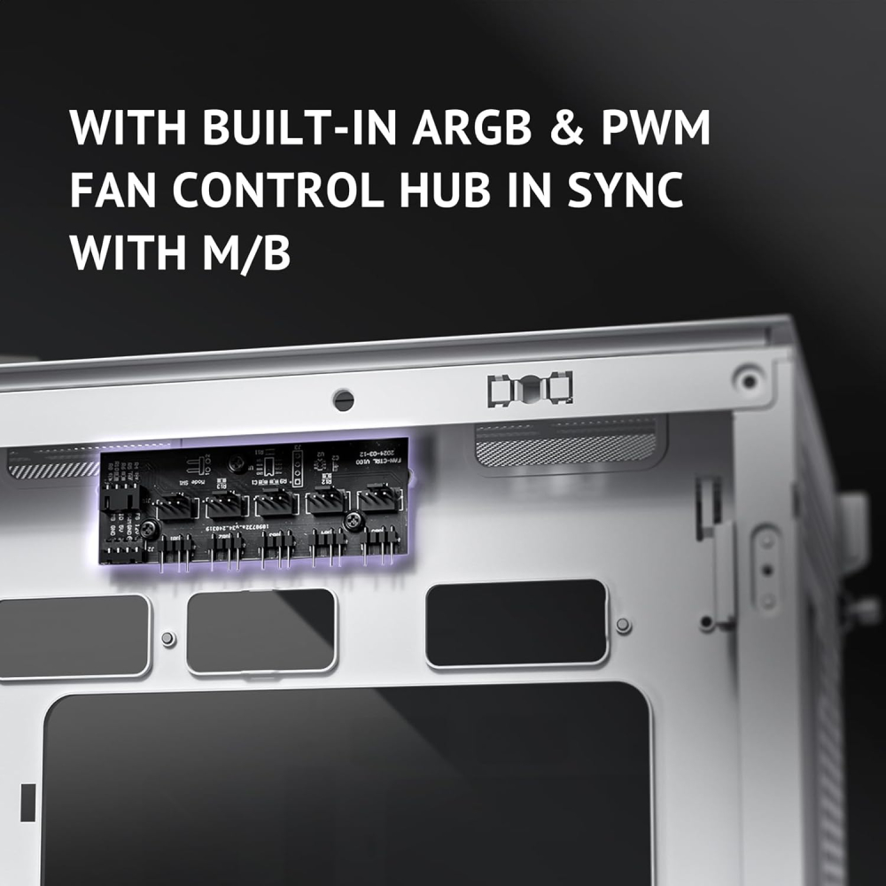 GABINETE ANTEC FLUX WHITE