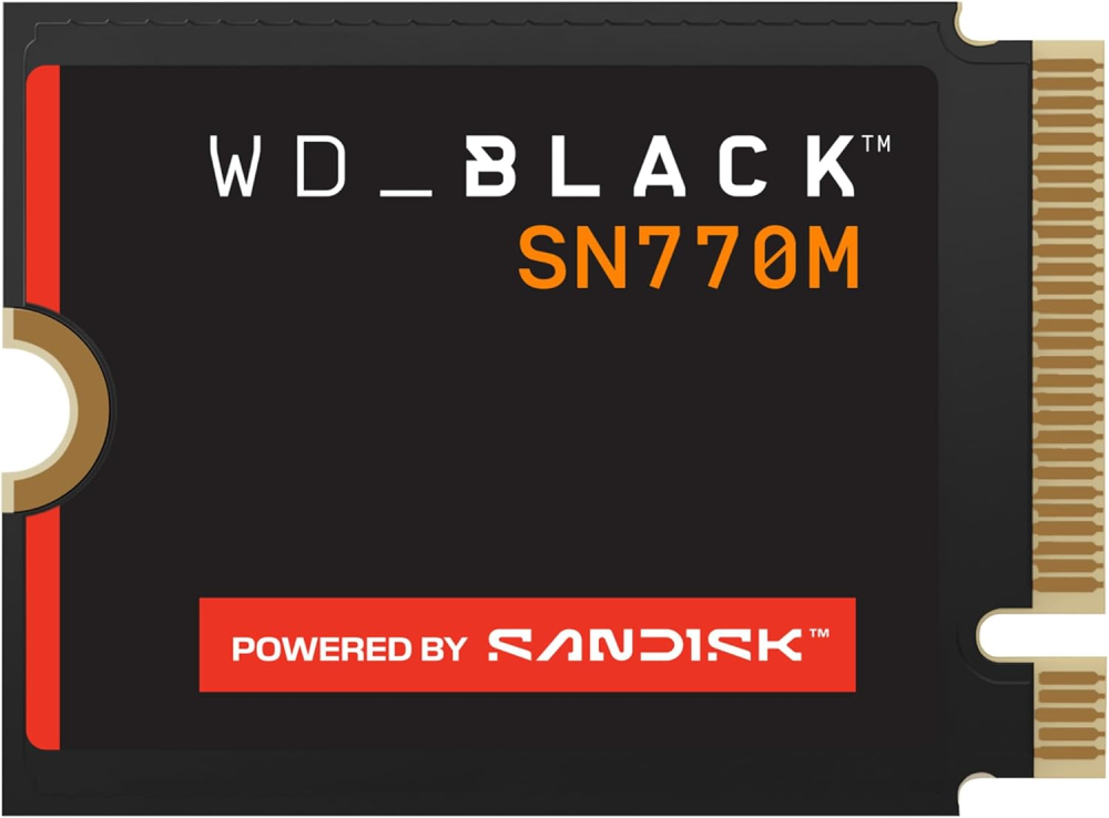 SSD M.2 NVMe PCIe 4 2TB Western Digital Black SN770, Lectura 5150MB/s Escritura 4850MB/s. WDS200T3X0G