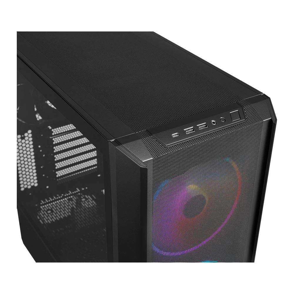 Gabinete E-ATX Lian Li LANCOOL 216, Incluye 2 Fans 180mm ARGB + 1 140mm Negro, Radiador 360mm Max, Color Negro