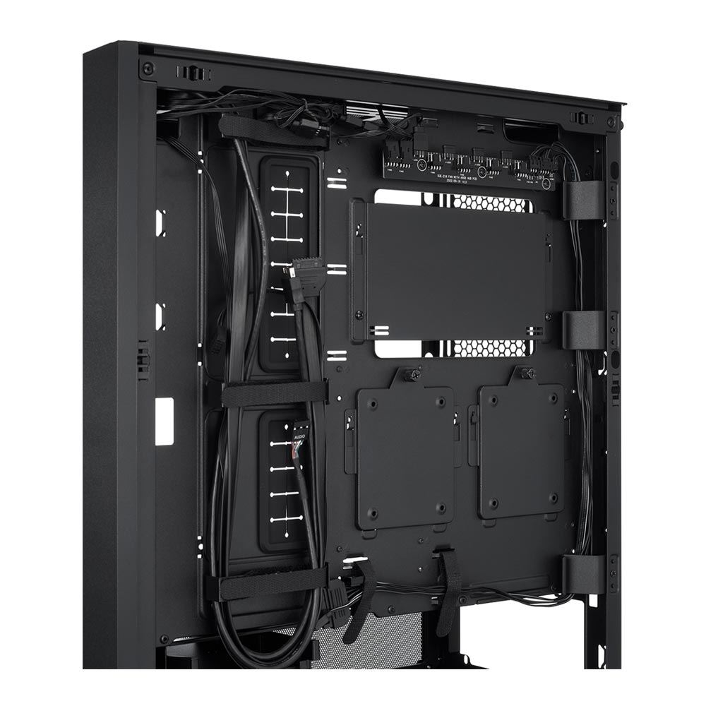 Gabinete E-ATX Lian Li LANCOOL 216, Incluye 2 Fans 180mm ARGB + 1 140mm Negro, Radiador 360mm Max, Color Negro