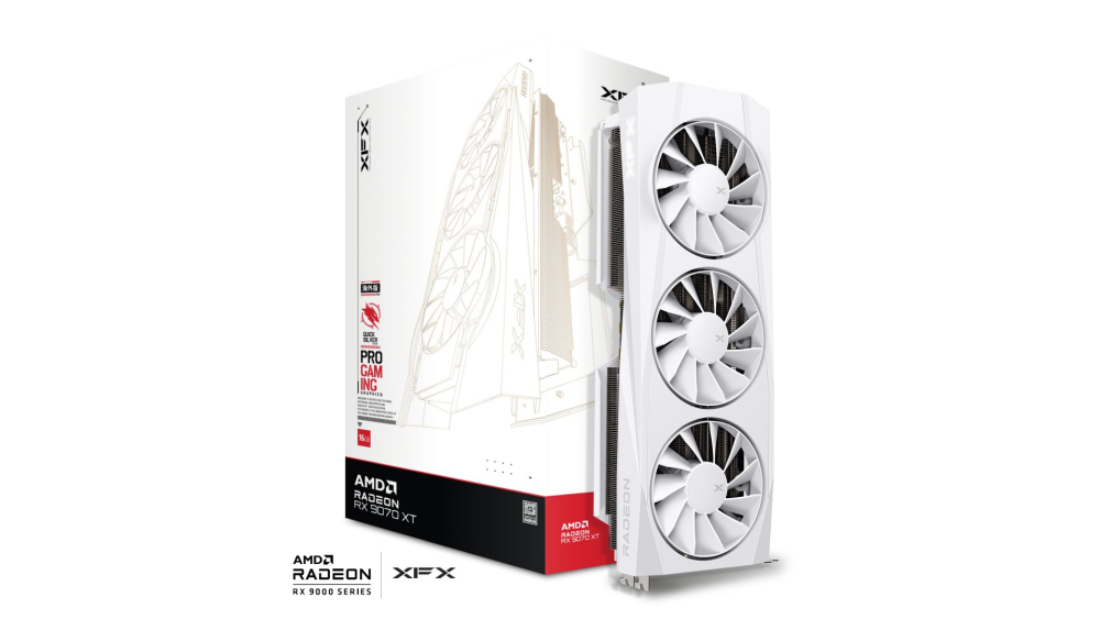 GPU RX9070XT XFX Quicksilver Blanca