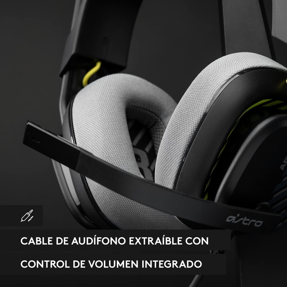 DIADEMA LOGITECH A10 HEADSET OZONE NEGRA