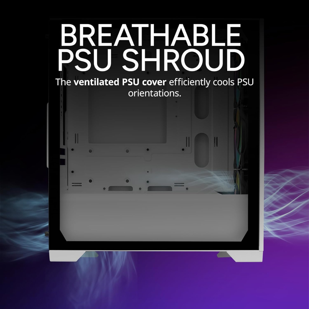 Gabinete Cooler Master ELITE 302 Blanco