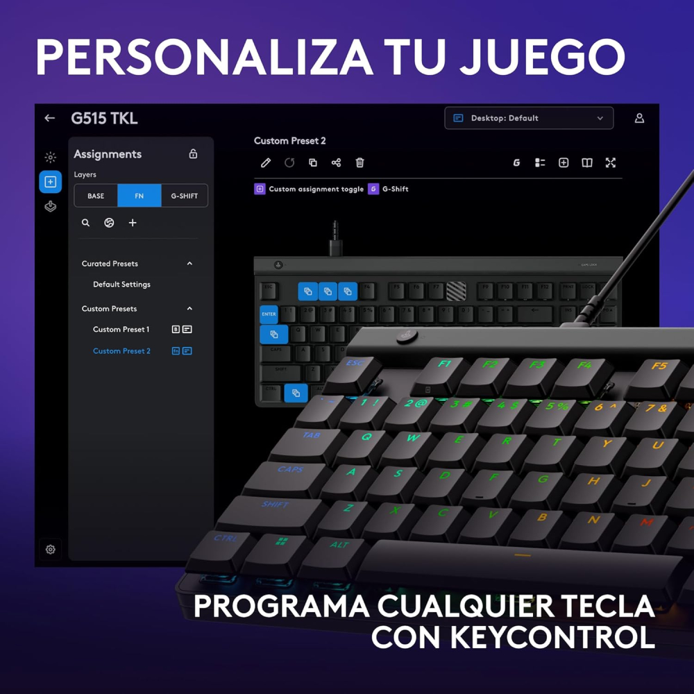 Teclado Logitech G515 TKL Negro