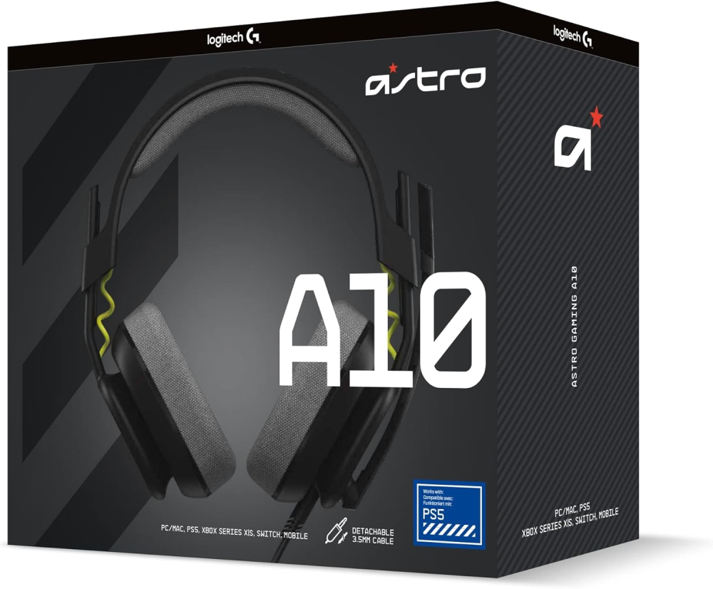 DIADEMA LOGITECH A10 HEADSET OZONE NEGRA
