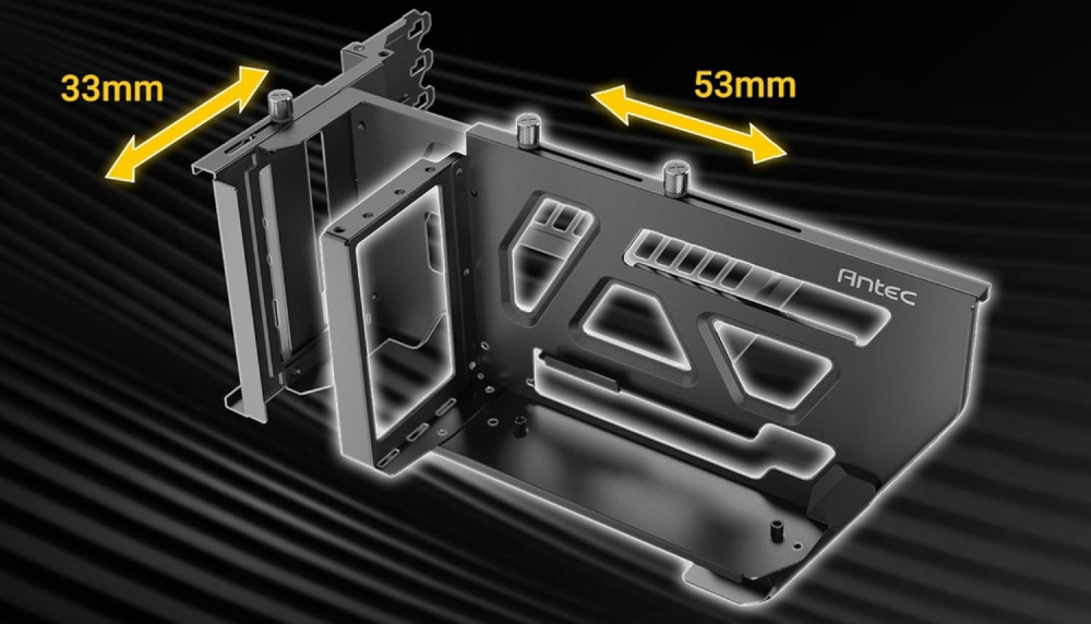 Kit de Montaje en Vertical para Tarjeta de Video, Antec SHIFT, Incluye Cable PCIe 4.0, Color Negro