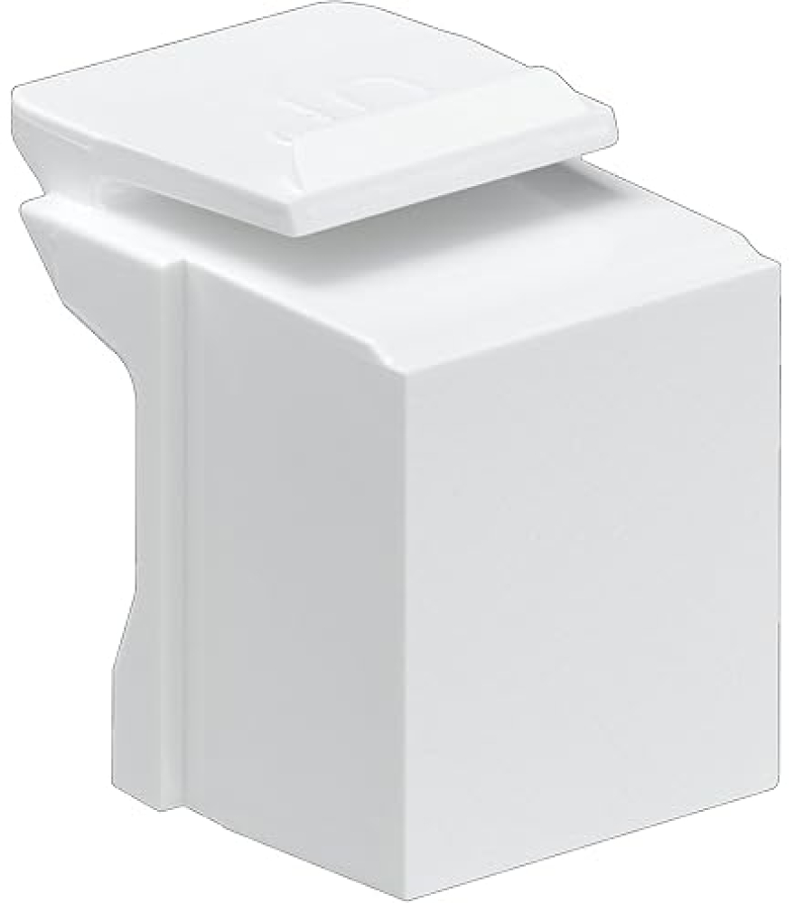 Tapa para Caja de Pared Leviton 42080-8WP, 8 Puertos, Color Blanco
