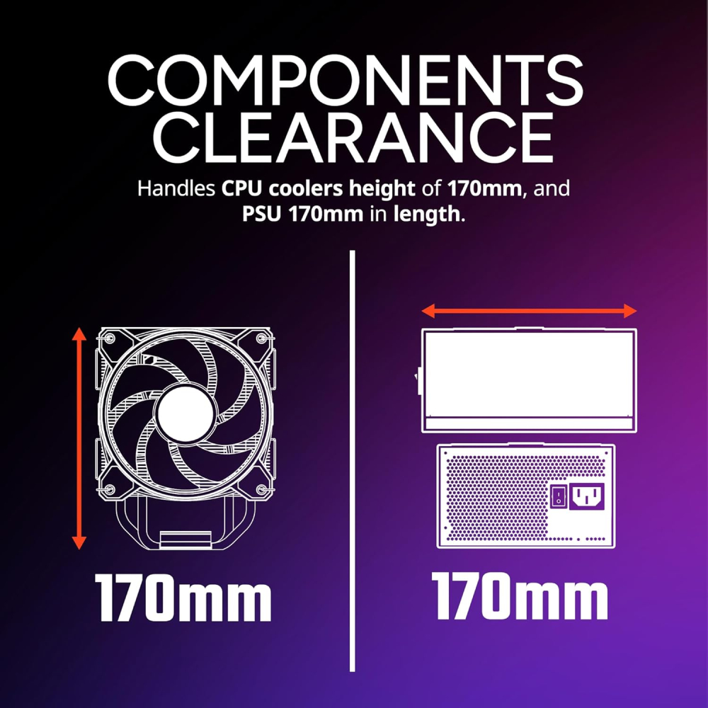 Gabinete Cooler Master ELITE 502 Negro