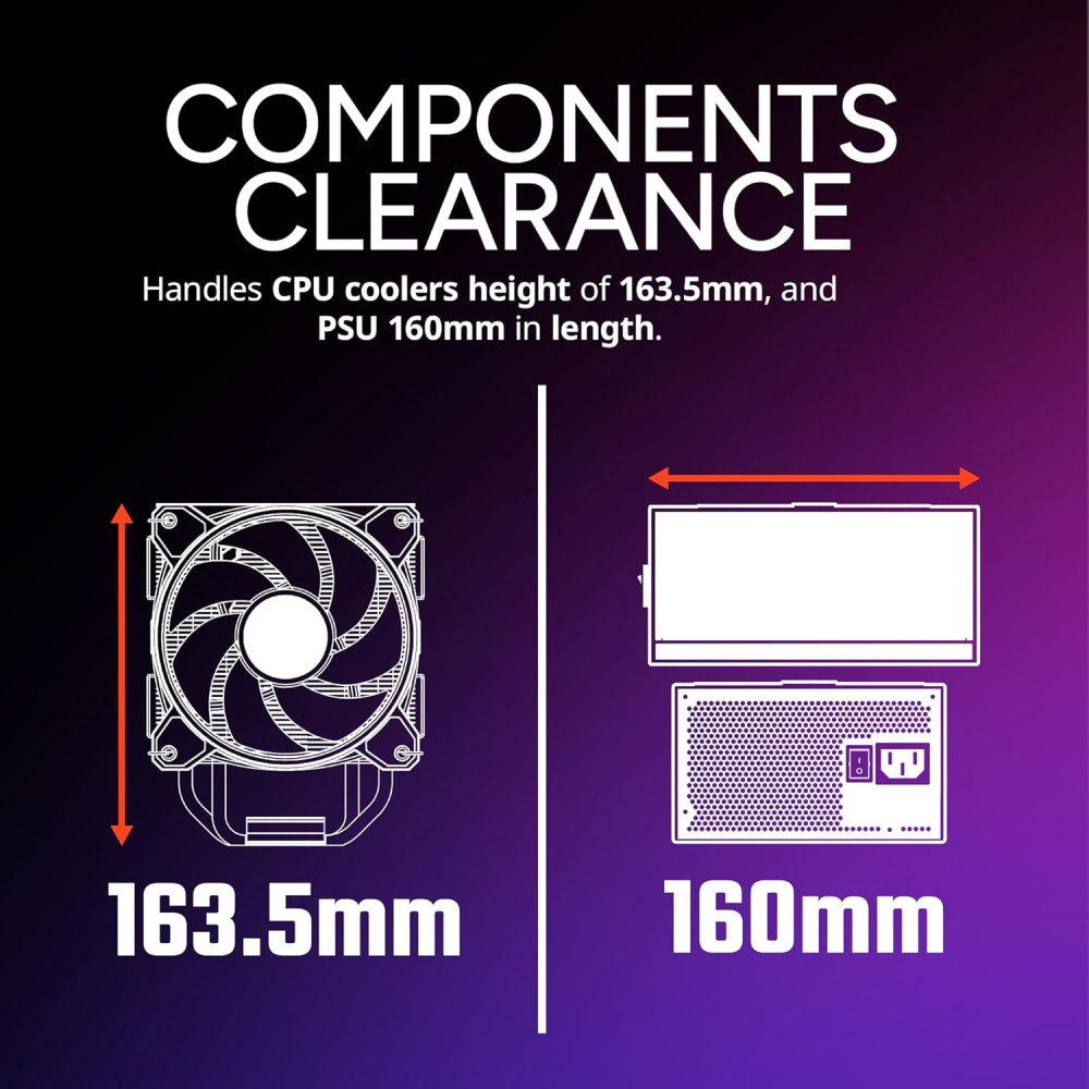 Gabinete Cooler Master ELITE 302 Blanco