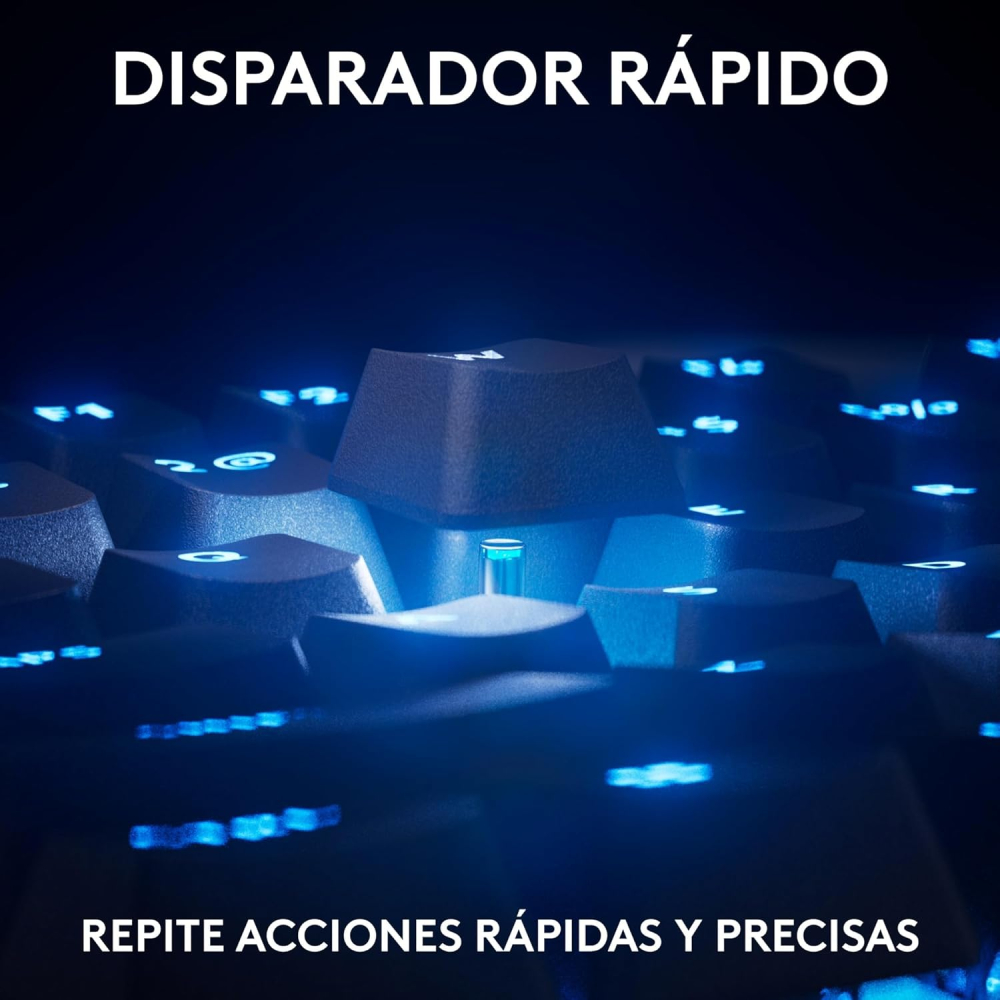 TECLADO LOGITECH PRO X TKL RAPID NEGRO RGB