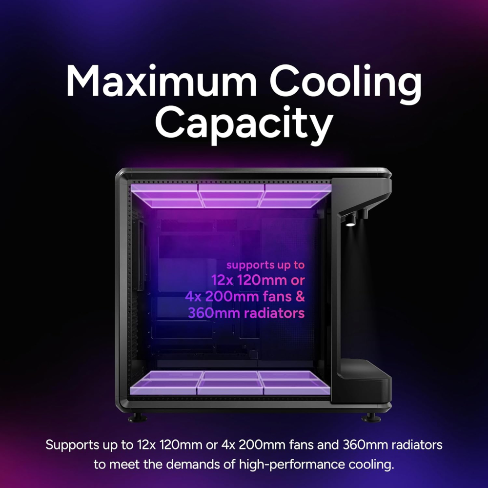 Gabinete Cooler Master Frame Stage LCD