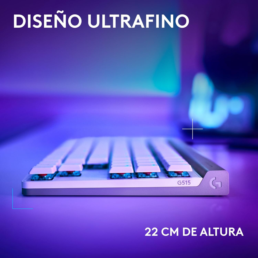 TECLADO LOGITECH G515 TKL BLANCO RGB