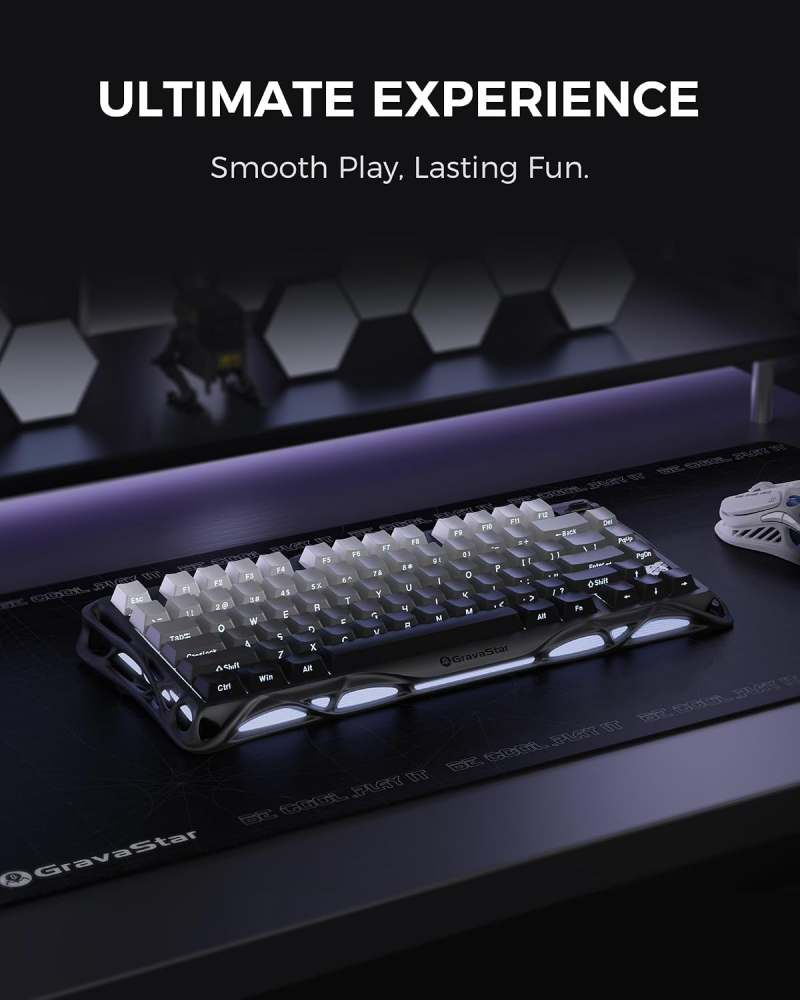 Teclado Gravastar K1 Gradient Black