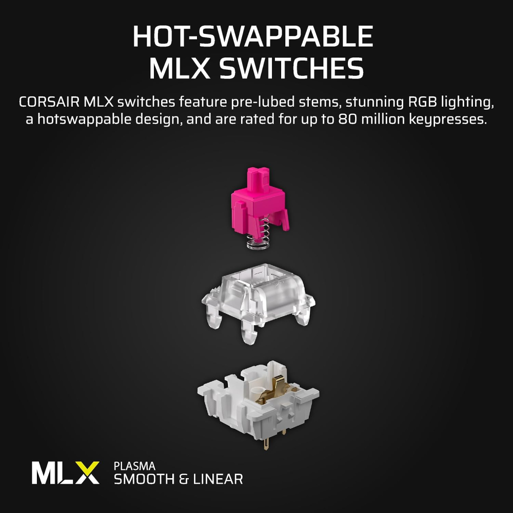 TECLADO MECA VANGUARD96 CROSAIR