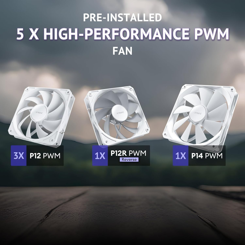 GABINETE ANTEC FLUX WHITE