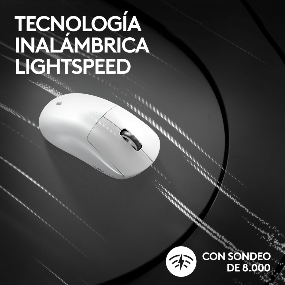 Mouse Logitech Superlight 2 PRO X Blanco