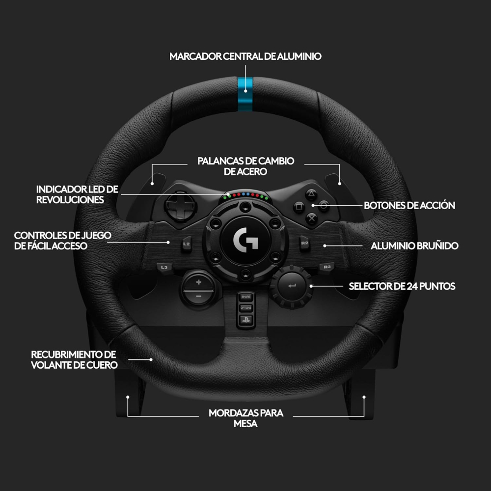 Volante con Pedales Logitech G923 Play