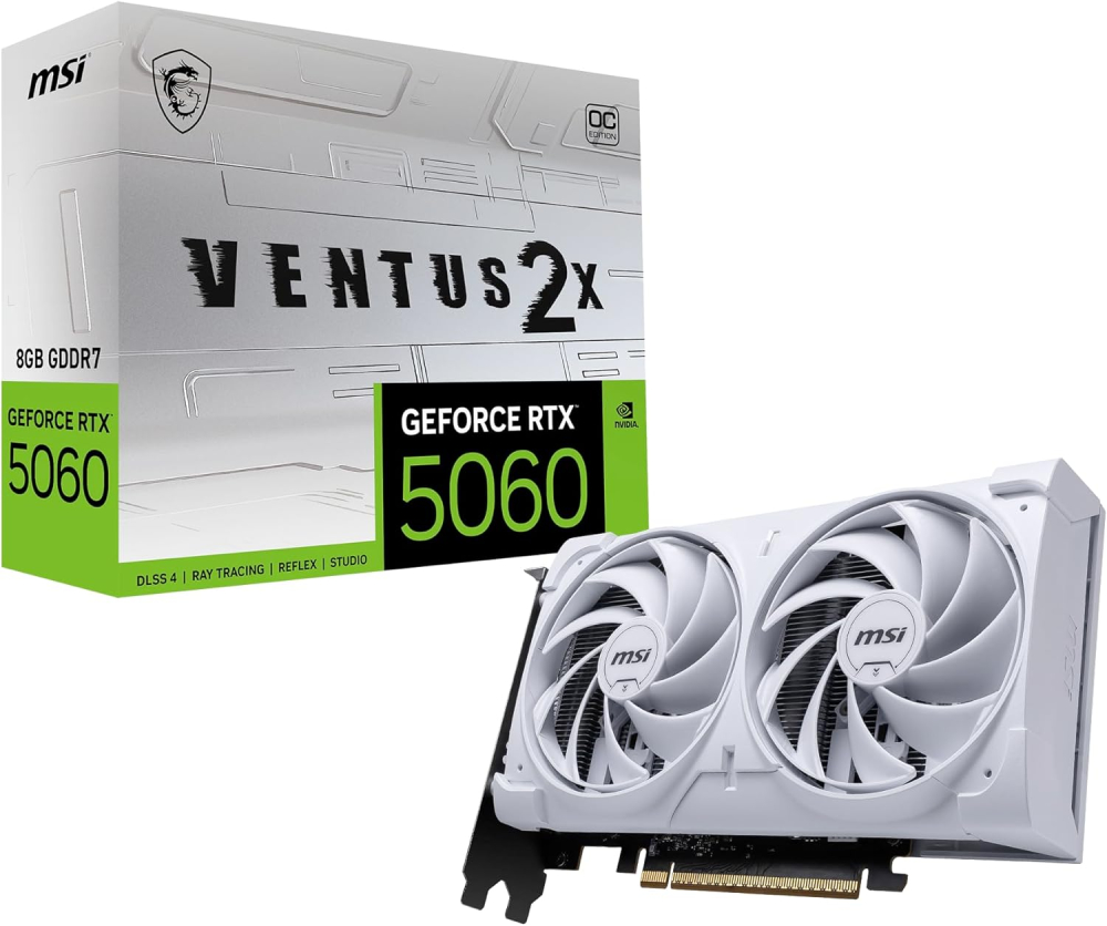 GPU RTX5060 MSI Ventus 2x White 8GB