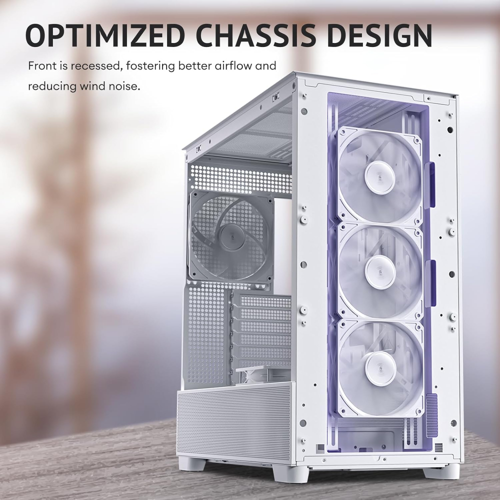 GABINETE ANTEC FLUX WHITE