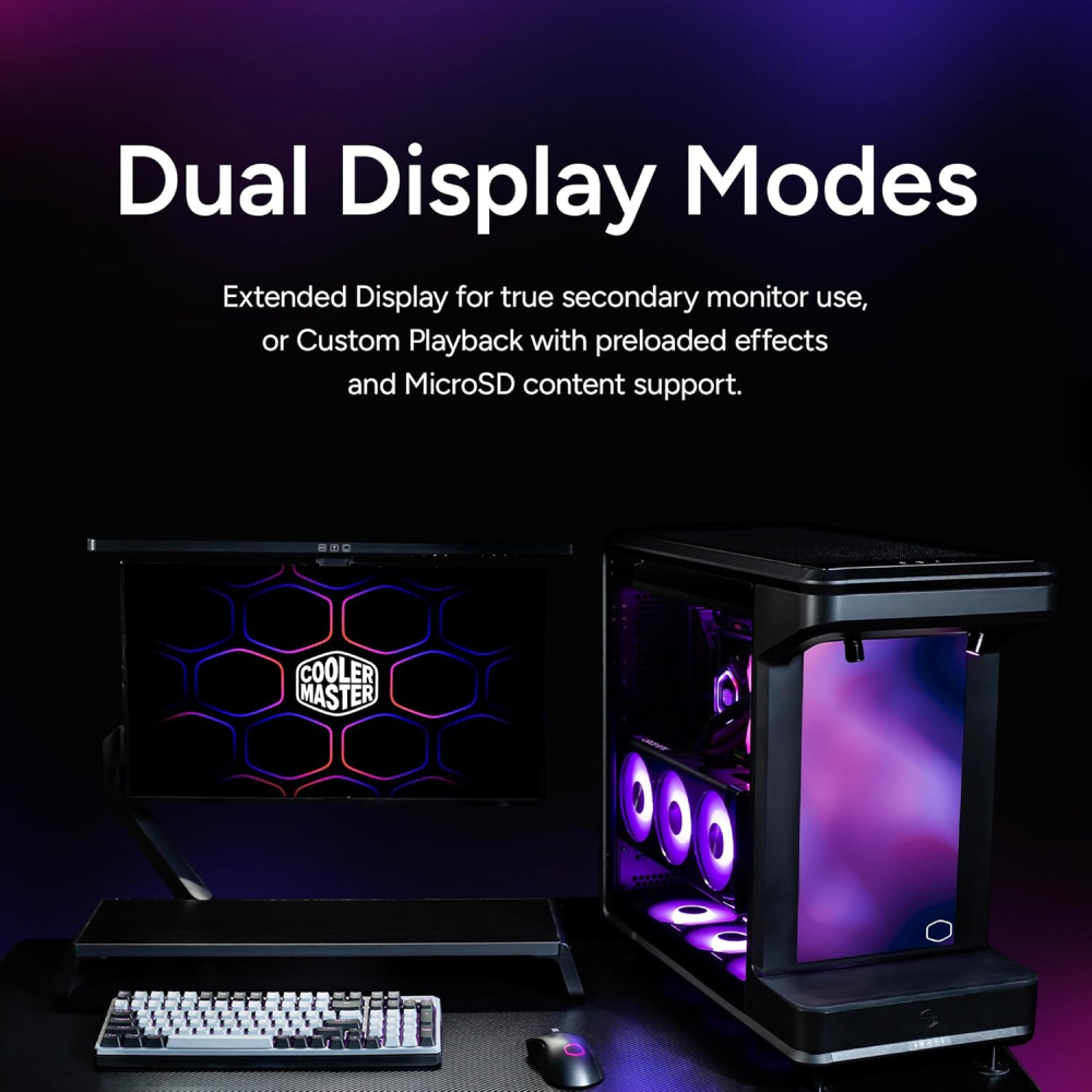 Gabinete Cooler Master Frame Stage LCD