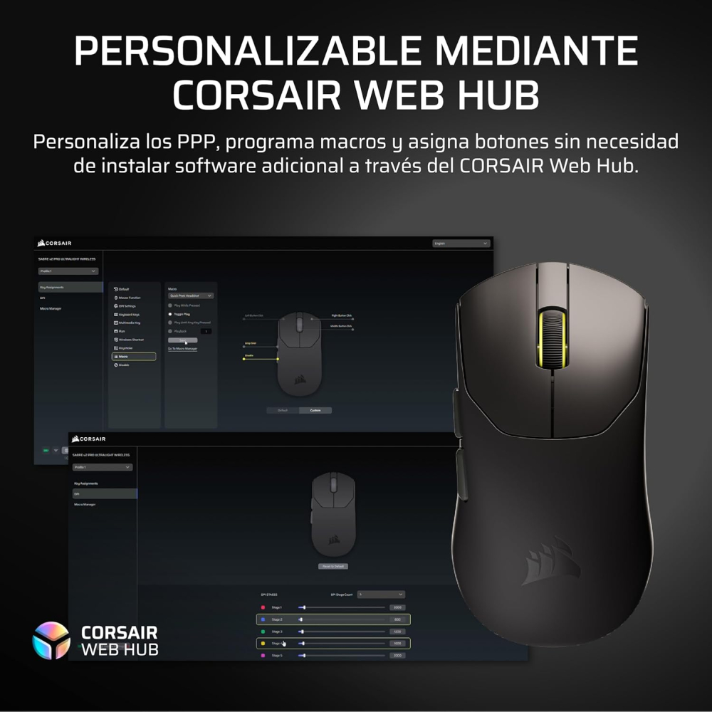 MOUES SABRE V2 PRO UL WIRLES NEGROCROSAI