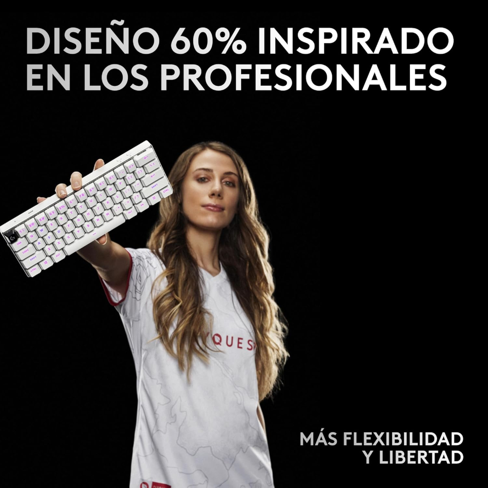 Teclado Logitech PRO X 60 Blanco