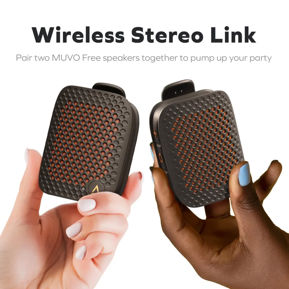 Bocina Inalámbrica Creative MUVO Clip-On, Bluetooth 5.4, IPX5, Color Negro - imagen 1