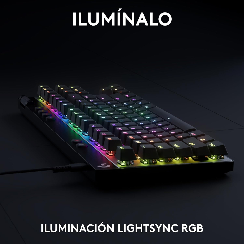 TECLADO LOGITECH PRO X TKL RAPID NEGRO RGB