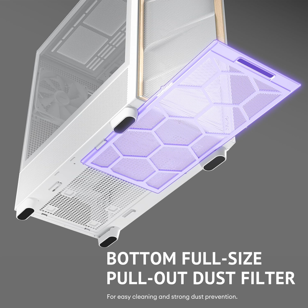 GABINETE ANTEC FLUX WHITE