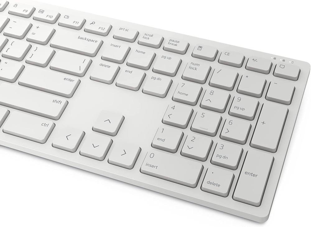 Kit teclado y mouse Dell KM5221W blanco español