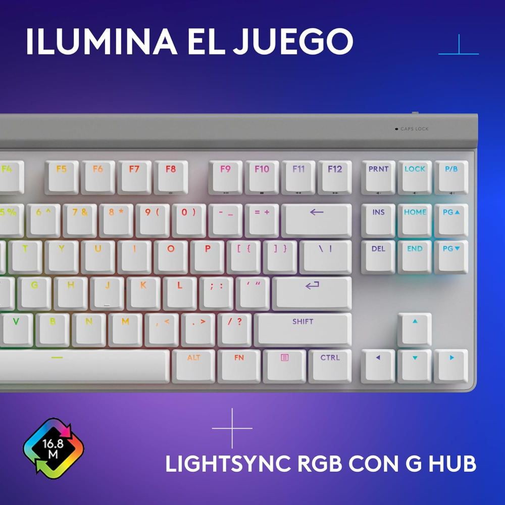 TECLADO LOGITECH G515 TKL BLANCO RGB