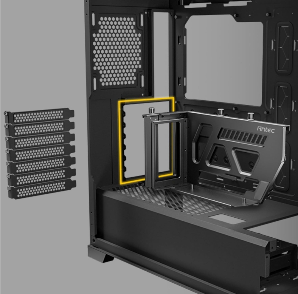 Kit de Montaje en Vertical para Tarjeta de Video, Antec SHIFT, Incluye Cable PCIe 4.0, Color Negro