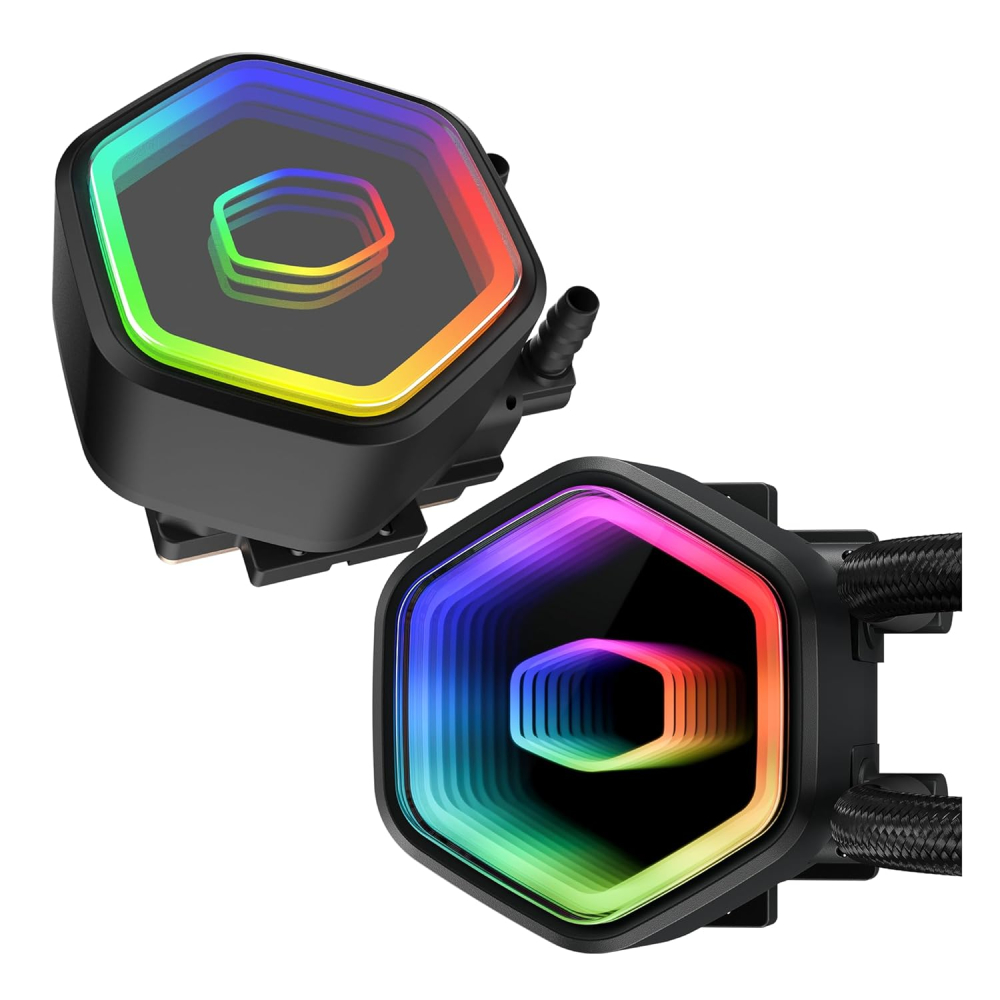 Enfriamiento Liquido 360mm Cooler Master MasterLiquid 360 CORE II, ARGB, Color Negro