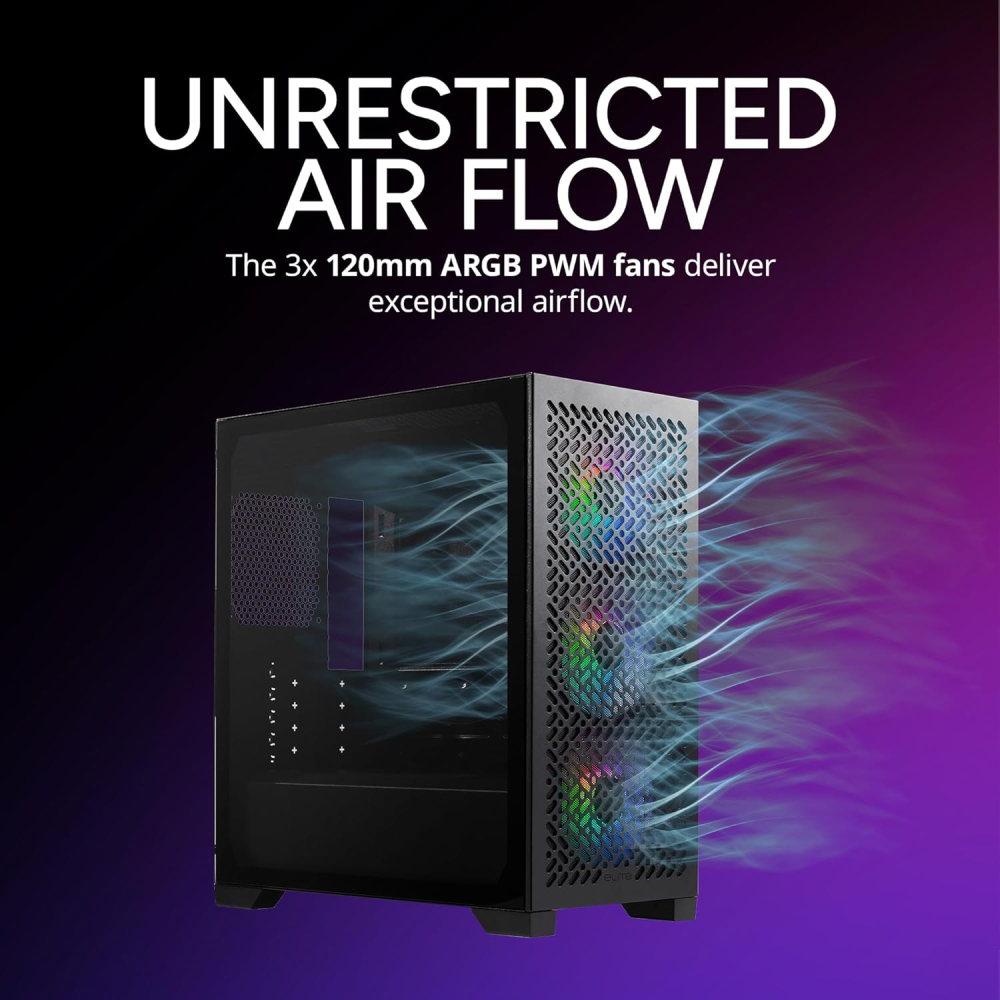 Gabinete Cooler Master ELITE 302 Negro