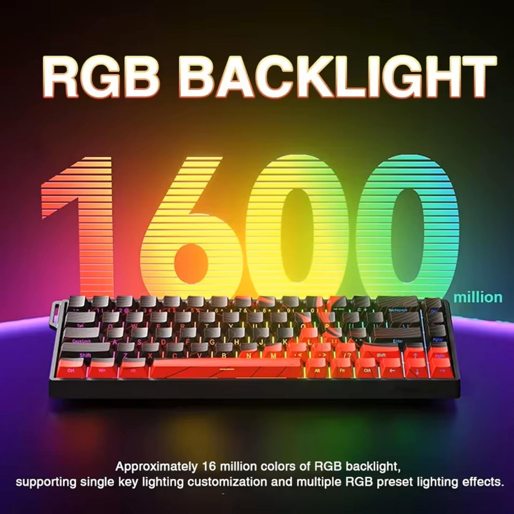 Teclado AULA WIN60 PRO Negro/Gris