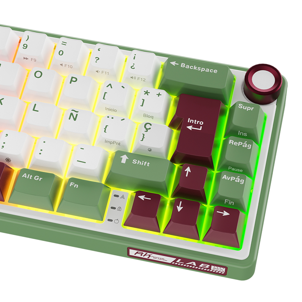 Teclado Royal Kludge R65 Green Sand