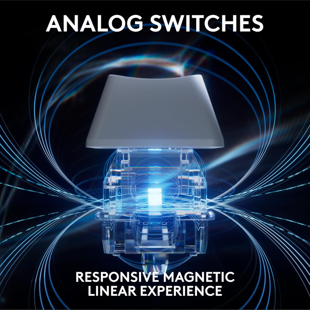 TECLADO LOGITECH PRO X TKL RAPID BLANCO MAG-ANALO RGB USB