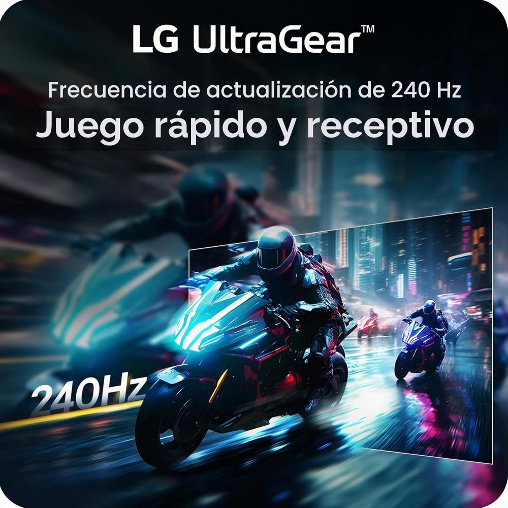Monitor Curvo 34" 3440x1440 240Hz 1ms, LG UltraGear 34G630A-B, Panel VA 1500R, 2 HDMI + 1 DisplayPort + USB-C, FreeSync - imagen 5
